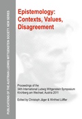 Cover: Epistemology: Contexts, Values, Disagreement - De Gruyter