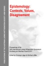 Cover: Epistemology: Contexts, Values, Disagreement - De Gruyter