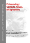 Cover: Epistemology: Contexts, Values, Disagreement - De Gruyter