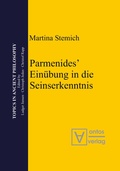 Abbildung von: Parmenides' Einübung in die Seinserkenntnis - De Gruyter