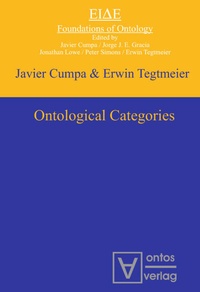 Enlarge image Cover: Ontological Categories - De Gruyter