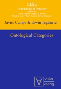 Enlarge image Cover: Ontological Categories - De Gruyter