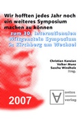 Cover: "Wir hofften, jedes Jahr noch ein weiteres Symposium machen zu k&ouml;nnen" - De Gruyter
