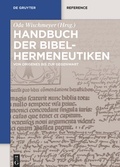 Cover: Handbuch der Bibelhermeneutiken - De Gruyter