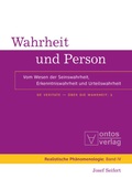 Cover: Wahrheit und Person - De Gruyter