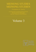 Cover: Meinongian Issues in Contemporary Italian Philosophy - De Gruyter