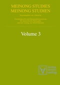 Cover: Meinongian Issues in Contemporary Italian Philosophy - De Gruyter