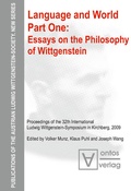 Cover: Essays on the philosophy of Wittgenstein - De Gruyter