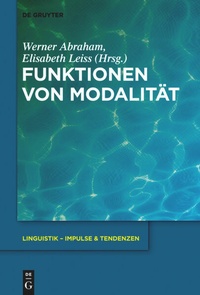 Enlarge image Cover: Funktionen von Modalität - De Gruyter
