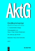 Cover: Aktiengesetz / &sect;&sect; 319-327 - De Gruyter
