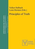 Cover: Principles of Truth - De Gruyter