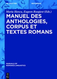 Abbildung von: Manuel des anthologies, corpus et textes romans - De Gruyter
