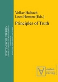 Enlarge image Cover: Principles of Truth - De Gruyter