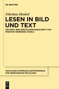 Cover: Lesen in Bild und Text - De Gruyter