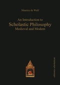 Cover: An Introduction to Scholastic Philosophy - De Gruyter