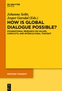 Cover: How is Global Dialogue Possible? - De Gruyter