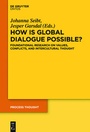 Cover: How is Global Dialogue Possible? - De Gruyter