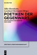 Cover: Poetiken der Gegenwart - De Gruyter
