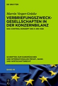 Cover: Verbriefungszweckgesellschaften in der Konzernbilanz - De Gruyter