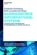 Cover: Barrierefreie Informationssysteme - De Gruyter Mouton