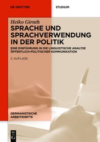 Abbildung von: Sprache und Sprachverwendung in der Politik - De Gruyter