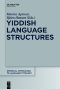 Cover: Yiddish Language Structures - De Gruyter Mouton