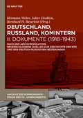 Cover: Deutschland, Russland, Komintern - Dokumente (1918-1943) - De Gruyter Oldenbourg