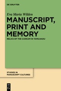 Cover: Manuscript, Print and Memory - De Gruyter