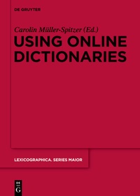 Abbildung von: Using Online Dictionaries - De Gruyter