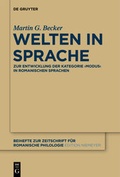 Cover: Welten in Sprache - De Gruyter