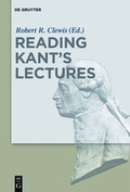 Cover: Reading Kant's Lectures - De Gruyter