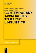 Cover: Contemporary Approaches to Baltic Linguistics - De Gruyter Mouton