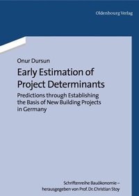 Abbildung von: Early Estimation of Project Determinants - De Gruyter Oldenbourg