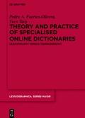 Cover: Theory and Practice of Specialised Online Dictionaries - De Gruyter
