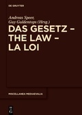 Cover: Das Gesetz - The Law - La Loi - De Gruyter