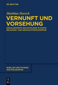 Abbildung von: Vernunft und Vorsehung - De Gruyter