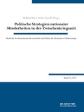 Cover: Politische Strategien nationaler Minderheiten in der Zwischenkriegszeit - De Gruyter
