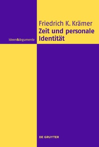 Abbildung von: Zeit und personale Identität - De Gruyter