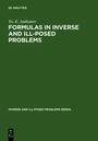 Cover: Formulas in Inverse and Ill-Posed Problems - De Gruyter