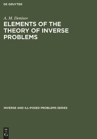 Abbildung von: Elements of the Theory of Inverse Problems - De Gruyter
