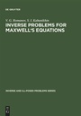Cover: Inverse Problems for Maxwell's Equations - De Gruyter