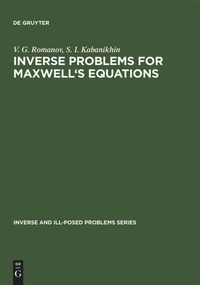 Enlarge image Cover: Inverse Problems for Maxwell's Equations - De Gruyter