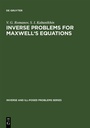 Cover: Inverse Problems for Maxwell's Equations - De Gruyter