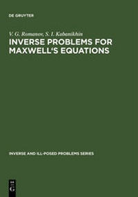 Enlarge image Cover: Inverse Problems for Maxwell's Equations - De Gruyter
