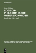 Cover: Logisch-philosophische Untersuchungen - De Gruyter