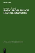 Cover: Basic Problems of Neurolinguistics - De Gruyter Mouton