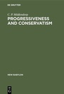 Cover: Progressiveness and Conservatism - De Gruyter Mouton