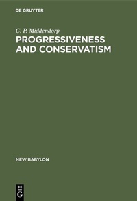 Enlarge image Cover: Progressiveness and Conservatism - De Gruyter Mouton