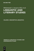 Cover: Descriptive Linguistics - De Gruyter Mouton