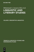 Cover: Linguistic and Literary Studies / Descriptive Linguistics - De Gruyter Mouton